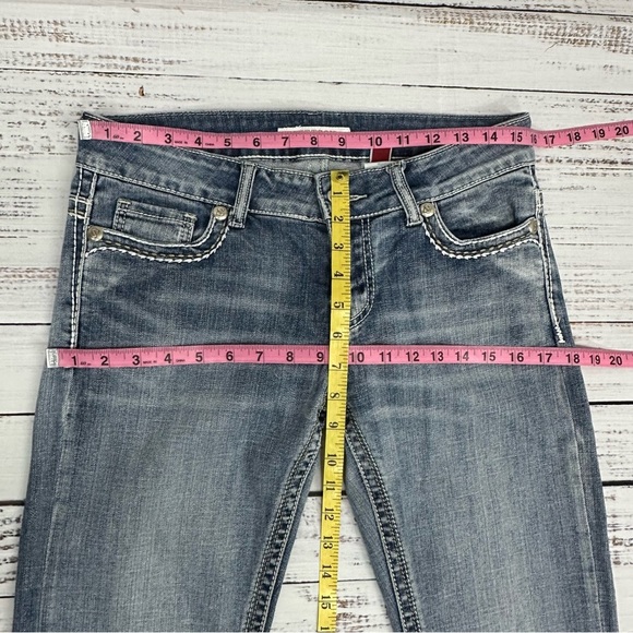 Stetson Women’s size 8 x 34 Tall Hollywood Bootcut Stretch Jeans - Picture 9 of 12